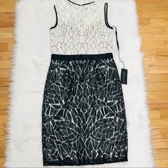 Tadashi Shoji Weber Sequin Embroidered Dress - Picture 16 of 16